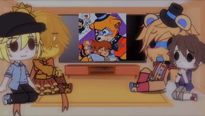 реакция персонажей из ФНАФ 9 на шипы