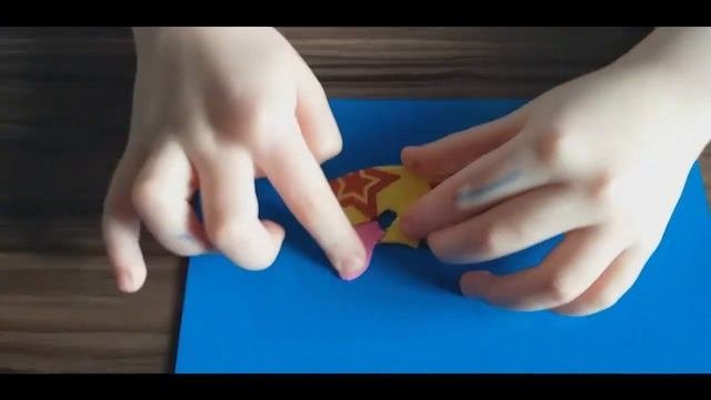Простая детская аппликация 