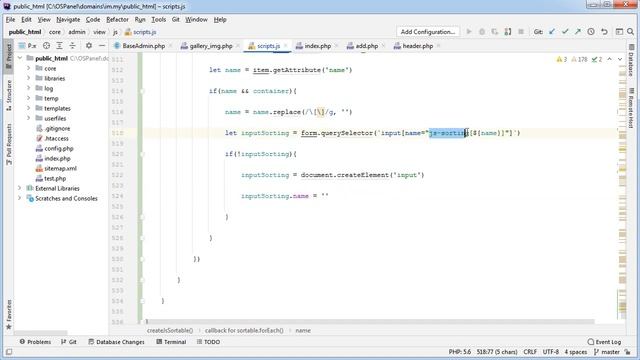 Интернет магазин с нуля на php Выпуск №103 | подготовка сортируемых данных для отправки на сервер смотреть онлайн