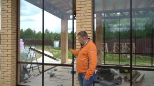 Остекление беседки с 5 проёмами