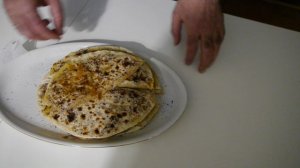 Приготовил кутабы с тыквой маме.