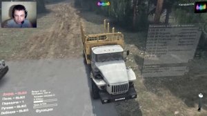 SpinTires обзор мода ( Урал 4320-30 ) Грех было не показать!