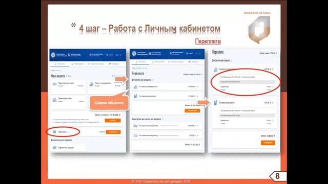 Личный кабинет налогоплательщика на сайте Госуслуги