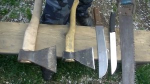 Топор, нож, пила или мачете для леса. Обзор и тест тяжелых инструментов.