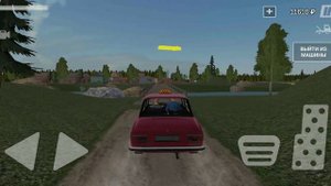 Работаю таксистом в игре "Симулятор русской деревни 3D"