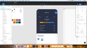 Transaction App Design in Figma  + Filmora - Speed Art