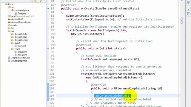 Lesson15 05 Pizza java Overriding Activity method onCreate mp4 смотреть онлайн