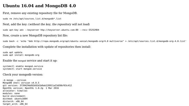 Ubuntu: Apt-get fails on 16.04 or 18.04 installing mongodb (2 Solutions!!) смотреть онлайн