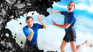 Супергерои видео игры - Чёрная Материя в Аквапарке! - Акватим vs Веном в онлайн видео шоу