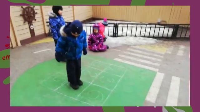 Счёт до 9 и обратно. Классики на улице. Детский сад. смотреть онлайн