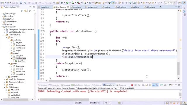 Java Servlet MVC Lecture 02 смотреть онлайн