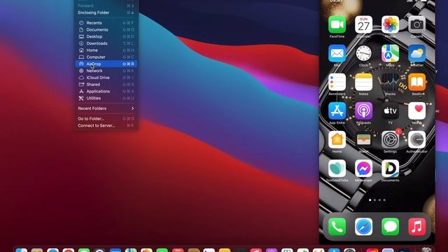 How to airdrop from iphone to macbook 2022
