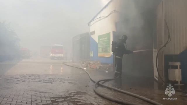 Пожар в посёлке Плодородный, 09.07.2024г.