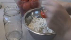 Перчики фаршированные сыром в масле