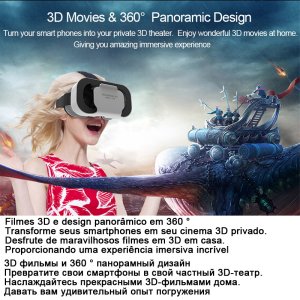 VR Shinecon G05A шлем 3D 3 д очки виртуальной реальности для iPhone Android смартфона смарт телефона