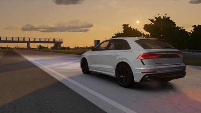 Audi RS Q8 Performance Test Highway Assetto Corsa смотреть онлайн