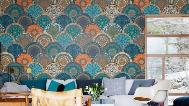 Home Decorating Ideas / BLUE COLOR IN THE INTERIOR / СИНИЕ ОБОИ В ИНТЕРЬЕРЕ /