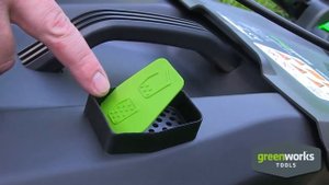 G-MAX 40V Газонокосилка 49 см GREENWORKS G40LM49DB Twin Force