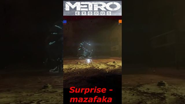 #shorts  # НАРЕЗКА # ПРИКОЛ#ИЗ ИГРЫ#S.T.A.L.K.E.R #Metro Exodus# Surprise - mazafaka