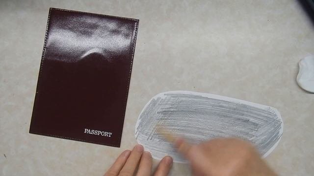 Точечная роспись обложки на паспорт. МК