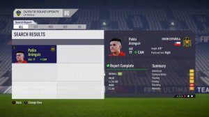 24/05/18 FIFA 18 Career Mode Squad Update