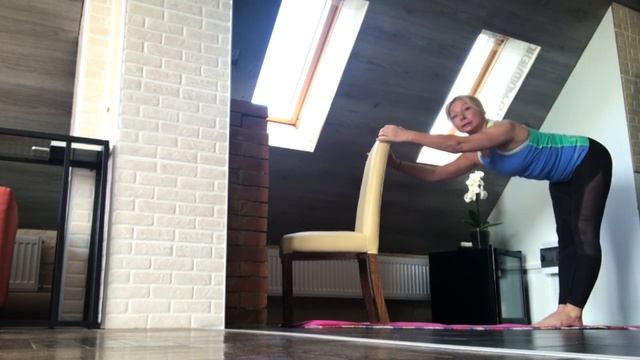 Пилатес со стулом дома