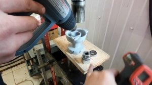 Как сделать, разбитое место под подшипник, ступицы питбайк.