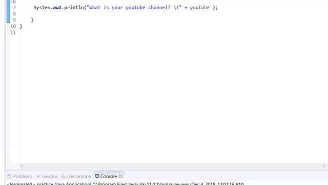 Java Tutorial 2- Strings, String Concatenation and Comments смотреть онлайн
