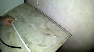 Стеклянная полка для холодильника падает? Не беда!. Ремонт за копейку! На века!