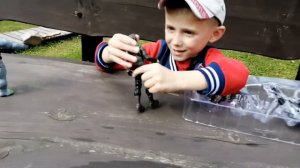 Распаковка игрушек, Герои Марвела Халк, Сокол, Капитан Америка, Зимний солдат, Капитан Марвел