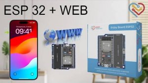 ESP32 Создание WEB интерфейса и включение и отключение LED