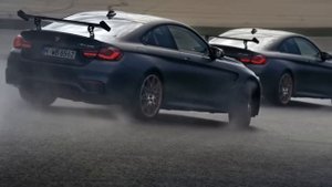Концепт BMW M4 GTS на гоночном треке