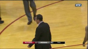 Tom Crean was not happy when Devonte Green threw an alley-oop in the closing seconds of a big win.