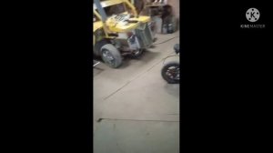 Крутой бензомопед из говна и палок