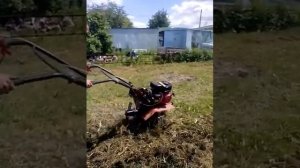 Первое культивирование целины с первого прохода.