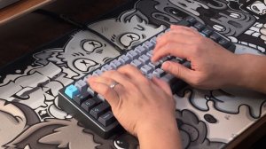 Kohaku by SINGAKBD with Gateron Oil Kings on Aluminium Plate - Typing Test