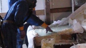 изготовление пеноблоков за 30 сек.