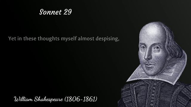 Sonnet 29 - William Shakespeare смотреть онлайн