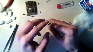 Замена ваты в Zippo