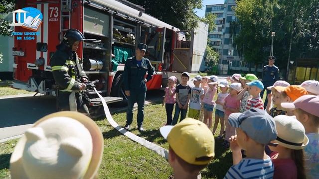 Занятия по пожарной безопасности с дошкольниками в школе №1554 | Классные новости смотреть онлайн