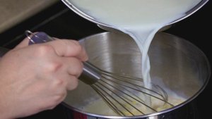 Заварной крем со сгущенкой