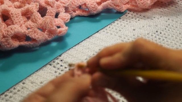 Оригинальная шаль с шишечками, Crochet Shawl (шаль №81)