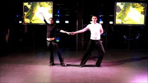 Хастл. Видео уроки. Поддержка партнерши из раскрытия