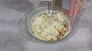 Творожная запеканка с изюмом - самый простой и быстрый рецепт