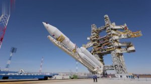Ракета-носитель Ангара-А5 вывезена на стартовый комплекс космодрома Восточный