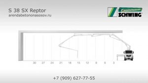 Работа автобетононасоса Schwing S 38 SX