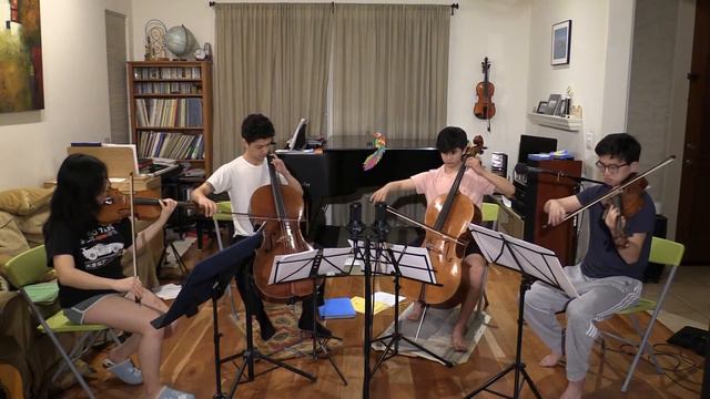 Arensky - String Quartet No. 2, Op. 31 - Moderato (rehearsal) смотреть онлайн
