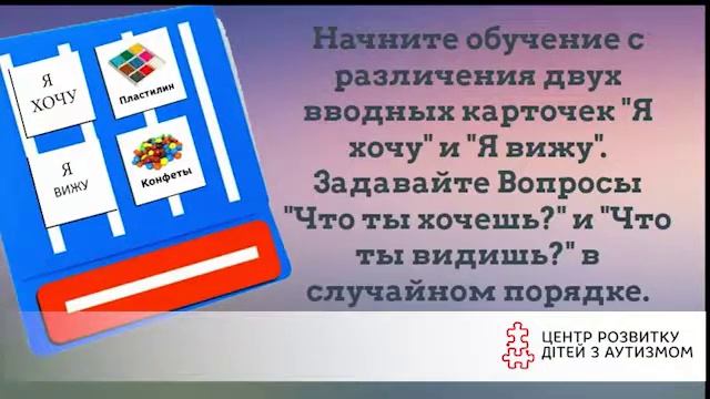 Как комментировать происходящее с помощью PECS? 6 ЭТАП PECS. смотреть онлайн