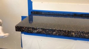 HOW TO: DIY Black Quartz Countertop Resurfacing Kits//Leggari's New Countertop Kit