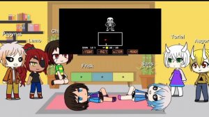 Реакция "undertale" на битву с гастером +:;"() лол